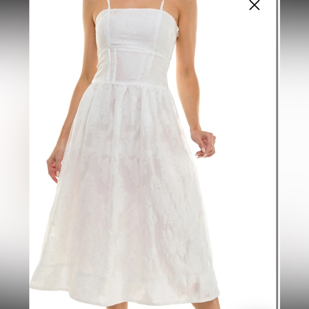 Socialite Jacquard Midi Sundress